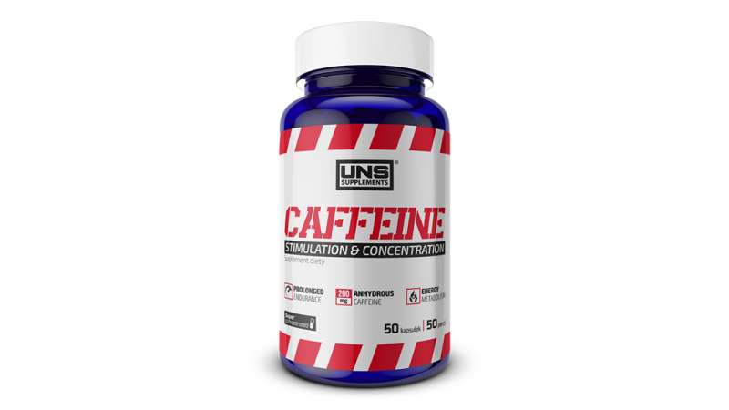 UNS CAFFEINE 200 mg 50 kaps.