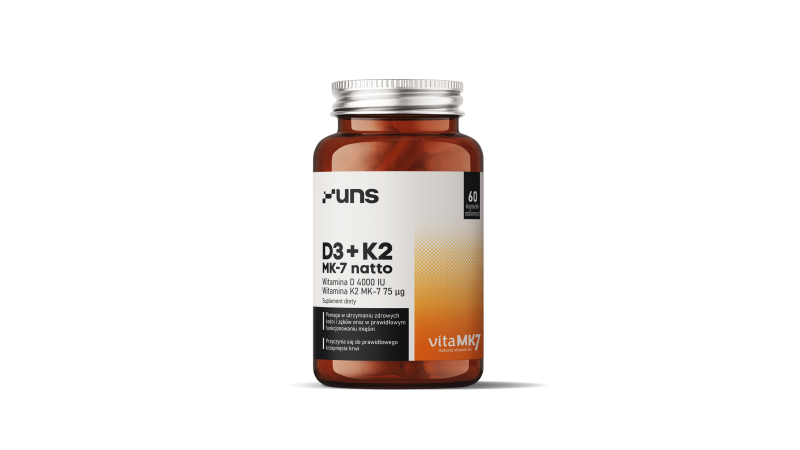 UNS D3 K2 MK7 Z NATTO 60 vege kaps.