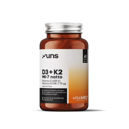 UNS D3 K2 MK7 Z NATTO 60 vege kaps.