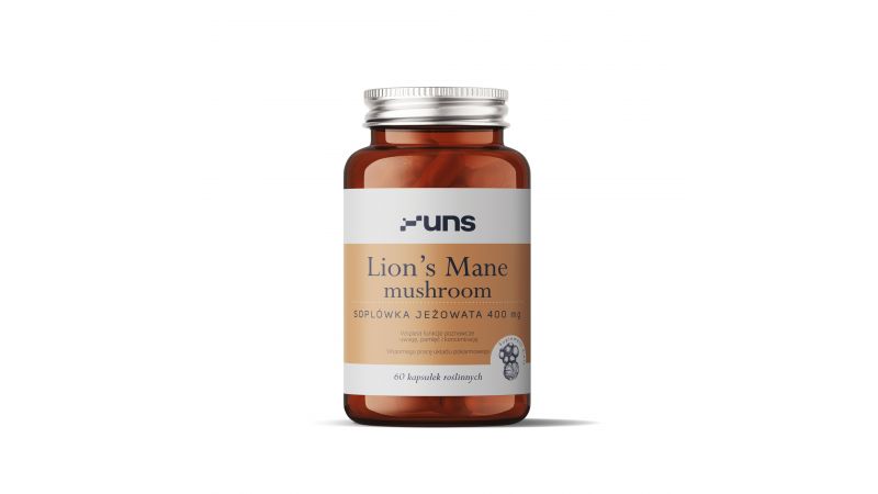 LION'S MANE MUSHROOM 60 vege kaps.