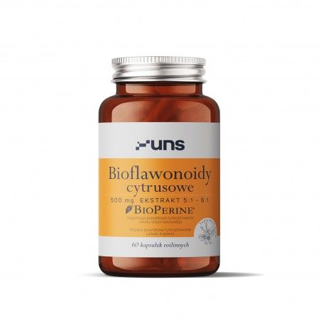 UNS BIOFLAWONOIDY CYTRYSUOWE + BIOPERINE 60 vege kaps. UNS BIOFLAWONOIDY CYTRYSUOWE + BIOPERINE 60 vege kaps.