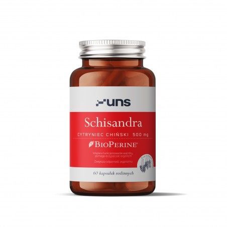 UNS SCHISANDRA + BIOPERINE 60 vege kaps. UNS SCHISANDRA + BIOPERINE 60 vege kaps.