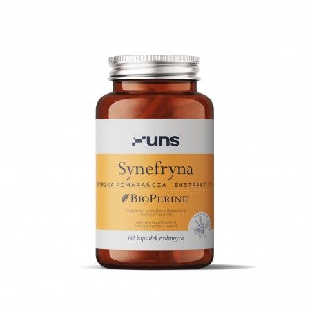 UNS SYNEFRYNA + BIOPERINE 60 vege kaps. UNS SYNEFRYNA + BIOPERINE 60 vege kaps.