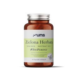 UNS ZIELONA HERBATA + BIOPERINE 60 vege kaps.